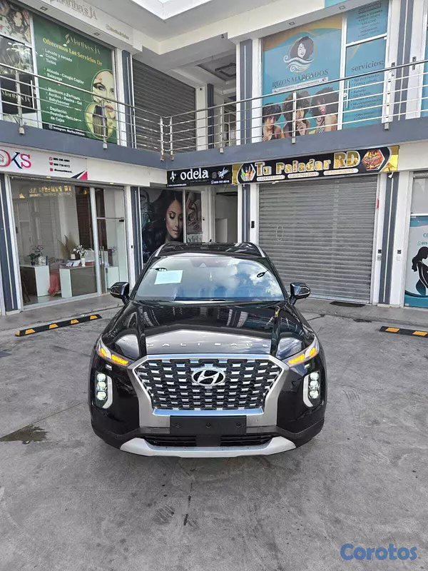 jeepetas y camionetas - HYUNDAI PALISADE 2019 NEGRO GASOLINA 4