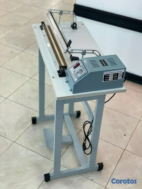 equipos profesionales - Selladora manual de bolsas Empaquetadora pedal 16 pulgadas envasadora de fundas 8