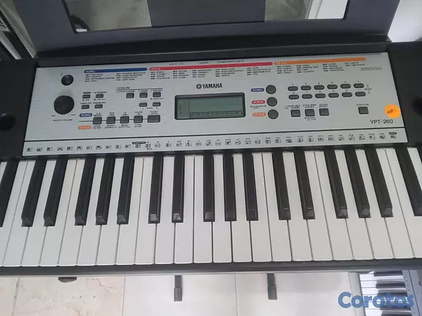 instrumentos musicales - Piano Yamaha YPT-260-61TECLAS  Incluye: atril y fu 7