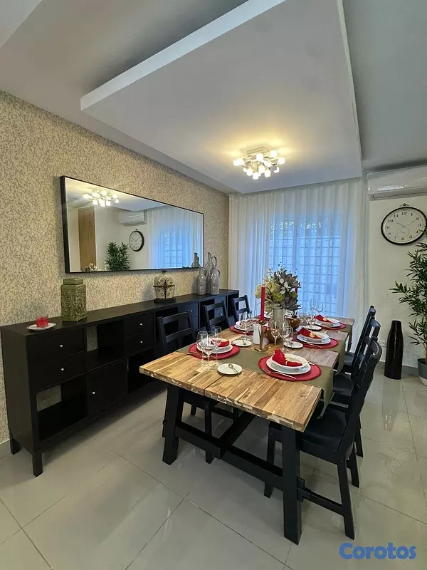 apartamentos - venta de apartamento con piscina y línea blanca en la autopista de san Isidro  10