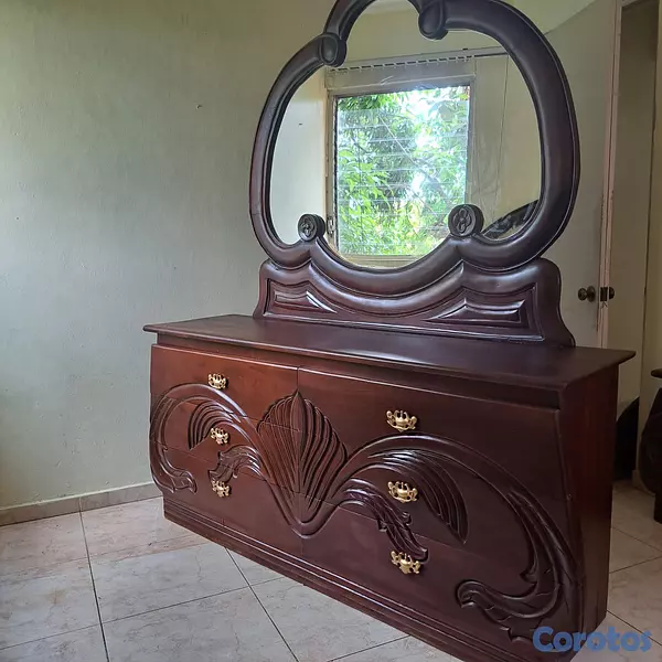 muebles y colchones - JUEGO DE HABITACION EN CAOBA 6
