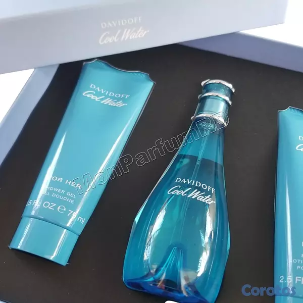 salud y belleza - Perfume Cool Water damas by Davidoff. Estuche 4