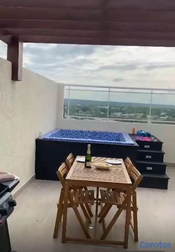 apartamentos - APARTAMENTO UNA HABITACION AMOBLADO CON TERRAZA Y  8