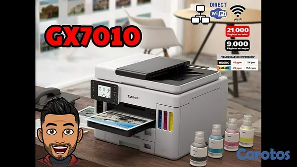 impresoras y scanners - CANON MAXIFY GX7010  FULL COLOR 