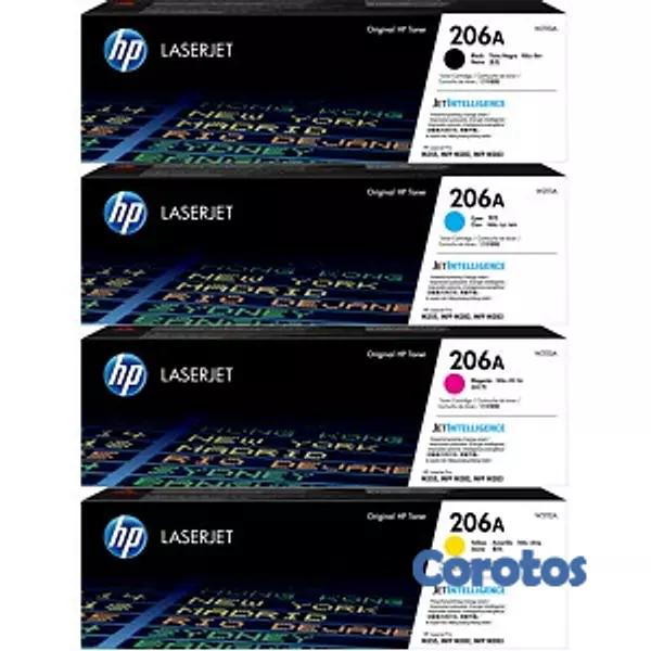 impresoras y scanners - ESPECIAL DE TONER HP 206  ORIGINALES EN TODOS LOS COLORES  2