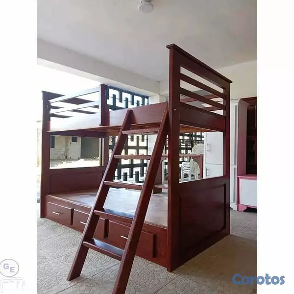 muebles - Camarote doblr para niños  2