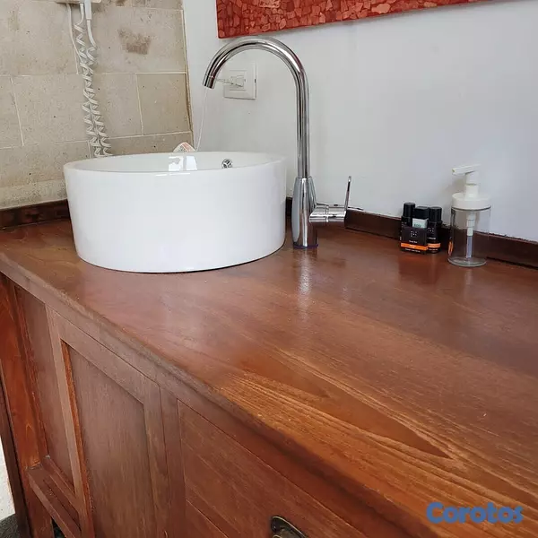 casas vacacionales y villas - Acogedora villa de estilo colobial balinés localizada en Villas del Mar Juan Dol 10