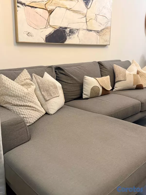 muebles y colchones - Vendo Sofá gris  6