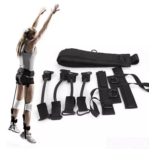 Artículos Deportivos - Bandas ligas de ejercicio ENTRENADOR VERTICAL DE ALTO SALTO CINTURON resistencia 2