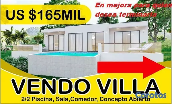 casas vacacionales y villas - Villa en las Galeras Samana en mejora Vista al mar 2