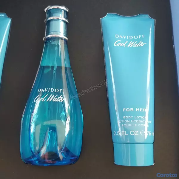 salud y belleza - Perfume Cool Water damas by Davidoff. Estuche 5