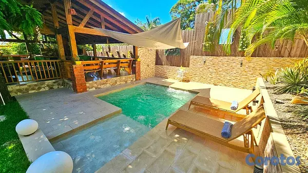casas vacacionales y villas - Villa en Venta amueblada en Jarabacoa cerca del pu 7