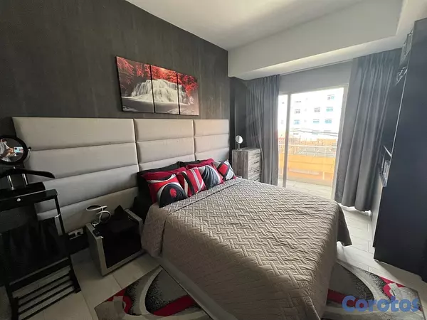 apartamentos - vendo amueblado bella vista sur torre de lujo una habitación 1.5 baños balcón  9