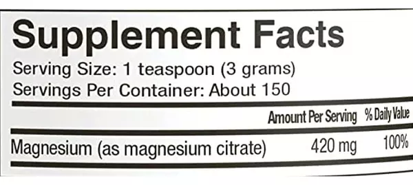 Salud y Equipamiento Médico - Magnesio Polvo 420 Mg Freeda 2