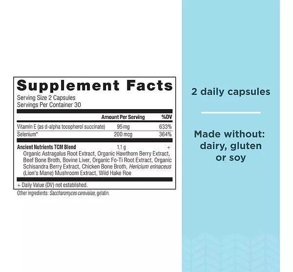 Salud y Equipamiento Médico - Vitamina E 95mg Ancient Nutrition 2