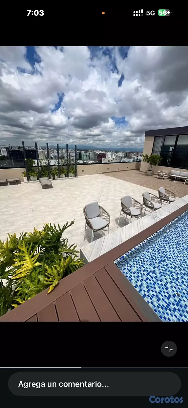 apartamentos - apartamento amueblado en el Evaristo Morales  8
