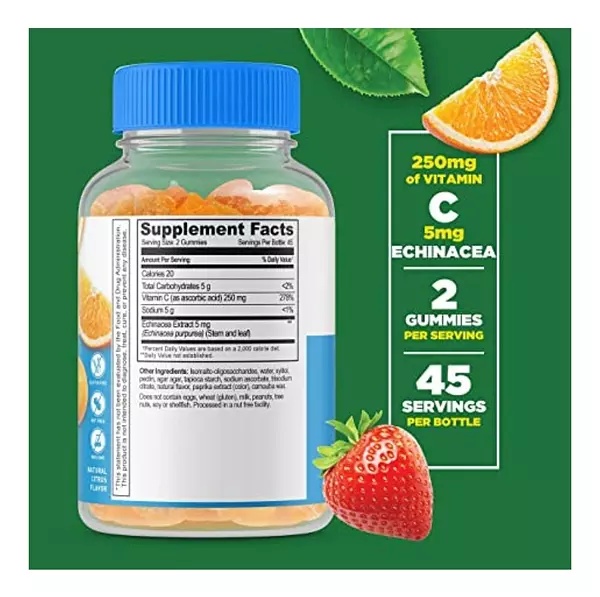 Salud y Equipamiento Médico - 90 Gomas De Vitamina C Lifeable 2