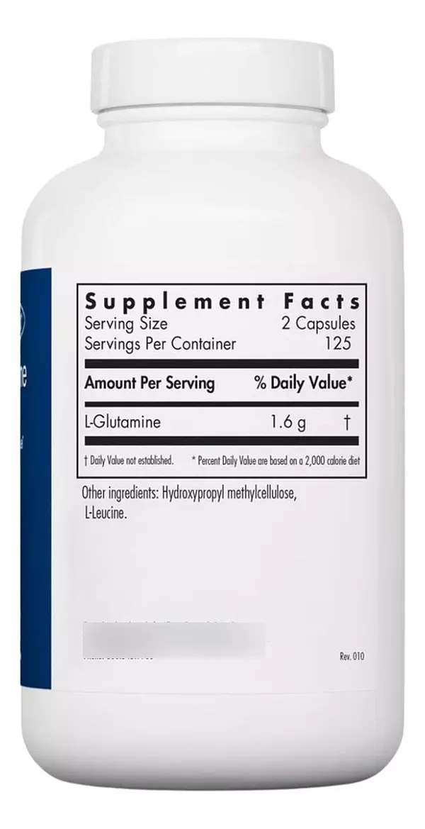 Salud y Equipamiento Médico - L-glutamina 800 Mg - 250 Caps - Un - Unidad A $2804 2
