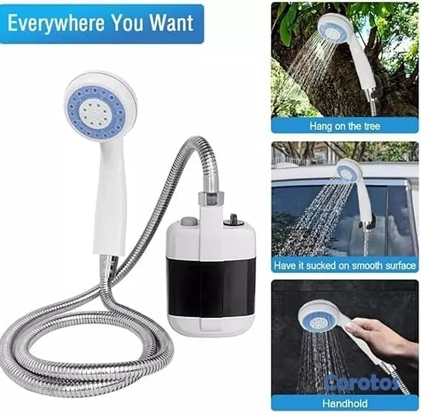 decoración y accesorios - DUCHA DE MANO PORTATIL RECARGABLE CON BOMBA ELECTR 3