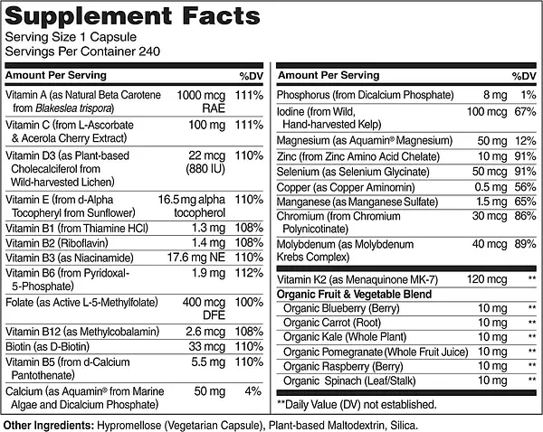 Salud y Equipamiento Médico - Multivitaminico Naturelo 240cap 2