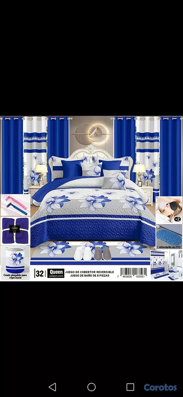 muebles y colchones - Cobertor 32 piezas  2