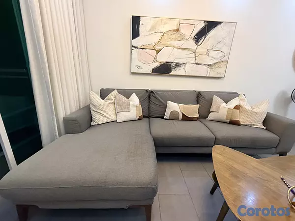 muebles y colchones - Vendo Sofá gris  7