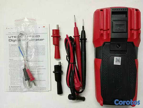 equipos profesionales - Multimetro Uni-T UT89X True RMS AC DC Ohmmeter Temperature NCV 4