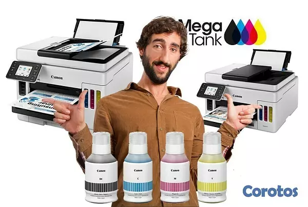 impresoras y scanners - MULTIFUNCION CANON GX6010 MAXIFY,SISTEMA DE BOTELLAS TINTA CONTINUA DE FABRICA 2