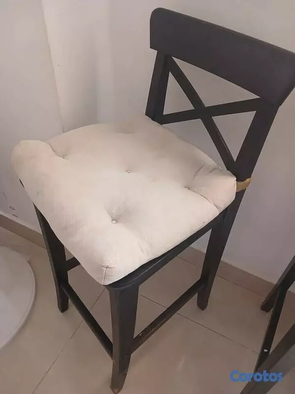 muebles y colchones - ¡Liquidación por viaje! Silla alta para desayunado 4