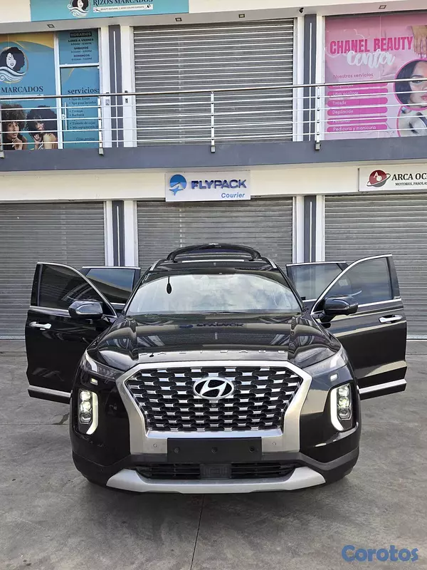 jeepetas y camionetas - HYUNDAI PALISADE 2019 NEGRO GASOLINA 2