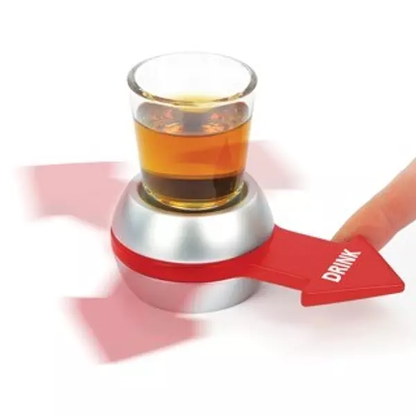hobby y coleccion - Juego de fiesta Spin Shot para adultos, diversión para beber  4