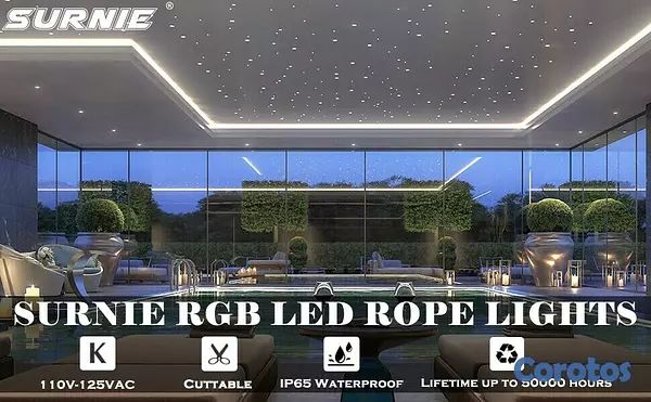 decoración y accesorios - luces de cuerda de exterior e interior, calidad 1A excelente para decorar espaci 4
