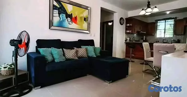 apartamentos - 1er piso Amueblado enbdorado 1ro a 10 minutos de unión médica  5