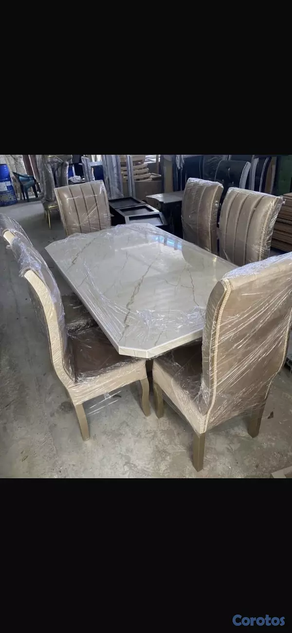 muebles y colchones - comedores de 4,6 y 8 sillas ❤️ 3