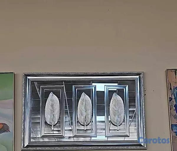 muebles y colchones - Cuadro decorativo en aplique tipo espejo 🪞  2