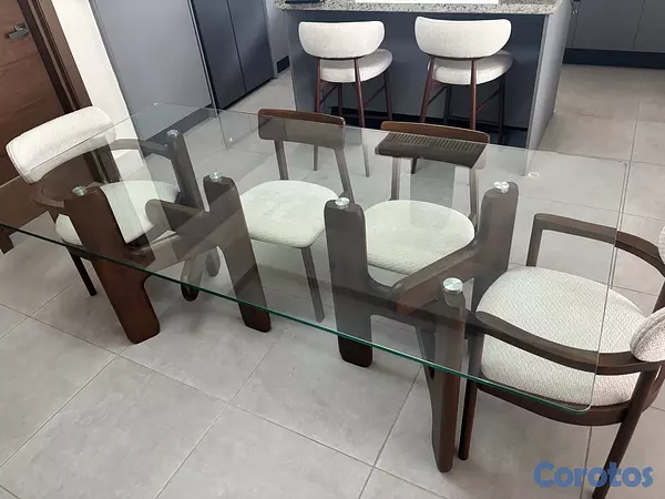 muebles y colchones - Vendo Comedor 6 sillas  4