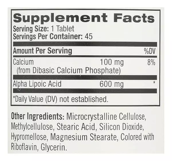 Salud y Equipamiento Médico - Natrol Alpha Lipoic Acid 45 tabletas 2