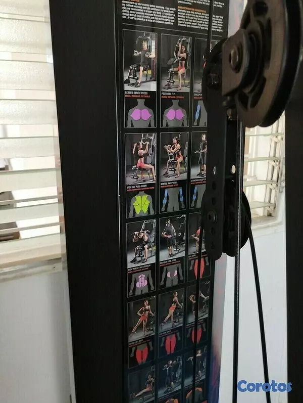 Artículos Deportivos - Gimnasio completo en casa, maquina multifuncional Marcy 990 5