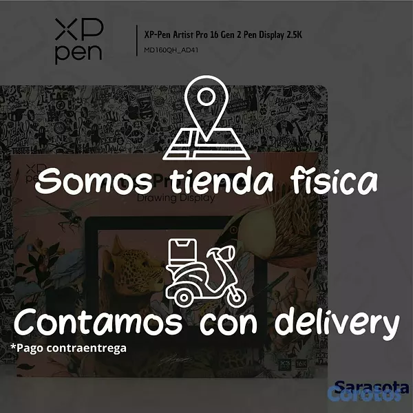 accesorios para electronica - XP-Pen Artist Pro 16 2da Gen 2.5K 3
