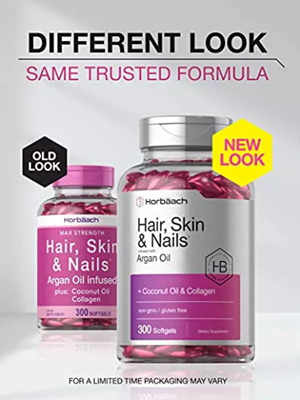 Salud y Equipamiento Médico - Vitaminas Piel, Uñas Y Cabello 300 Cap Horbaach 3