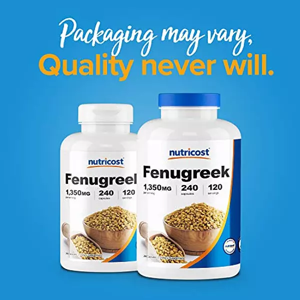 Salud y Equipamiento Médico - Fenogreco 1350 Mg 240 Cap Nutricost 2
