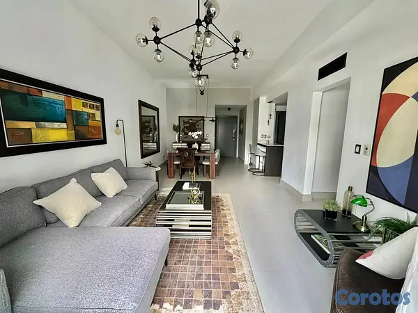 apartamentos - Apartamento amueblado en alquiler- Piantini  10