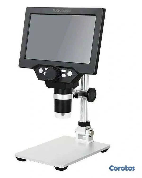 equipos profesionales - Microscopio USB digital con pantalla 7 pulgadas 1200X HD soporte ajustable 4