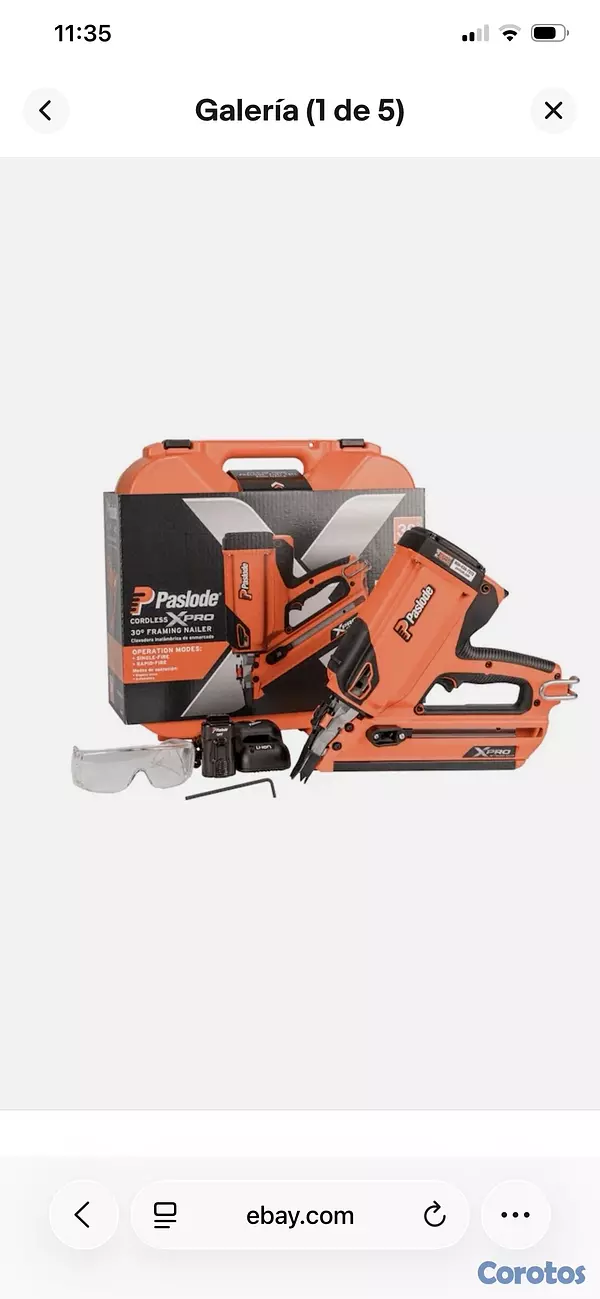 equipos profesionales - clavadora 30” 5