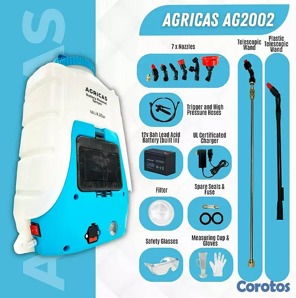 herramientas, jardines y exterior - ociador de mochila de 4.2 galones con batería 7