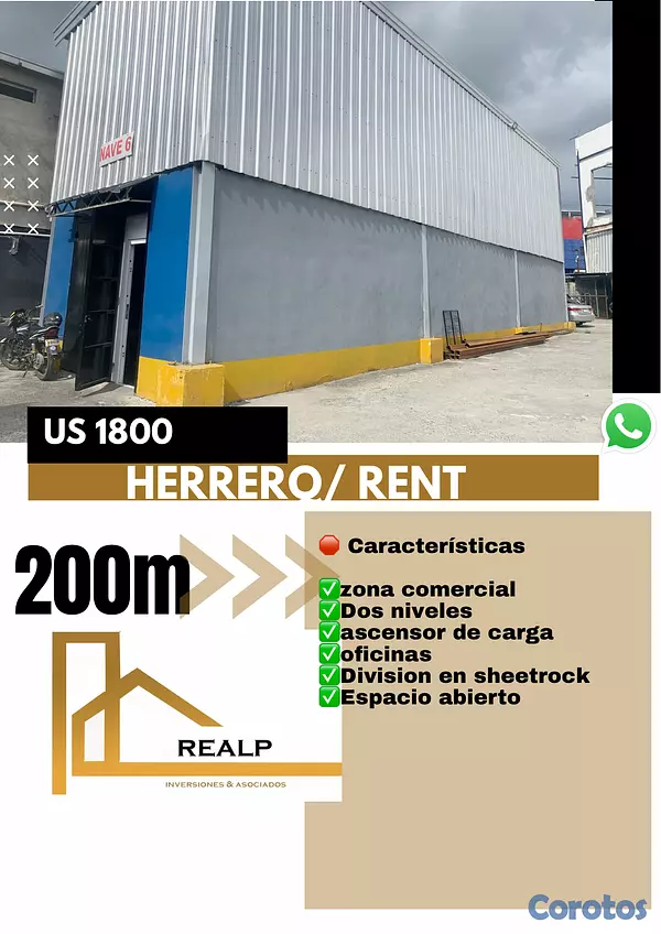 oficinas y locales comerciales - Alquiler nave en herrera  1