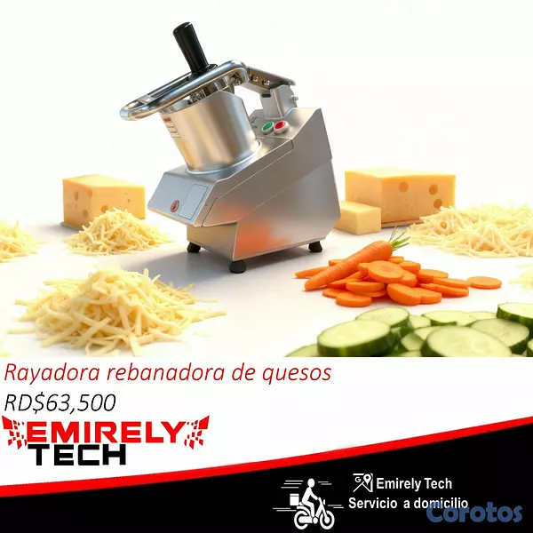 equipos profesionales - Rayadora guayadora rebanadora de queso embutidos v 1