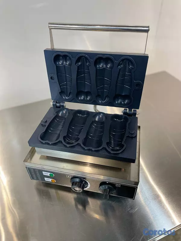 equipos profesionales - Wafflera tematica con capacidad para 4 piezas  10