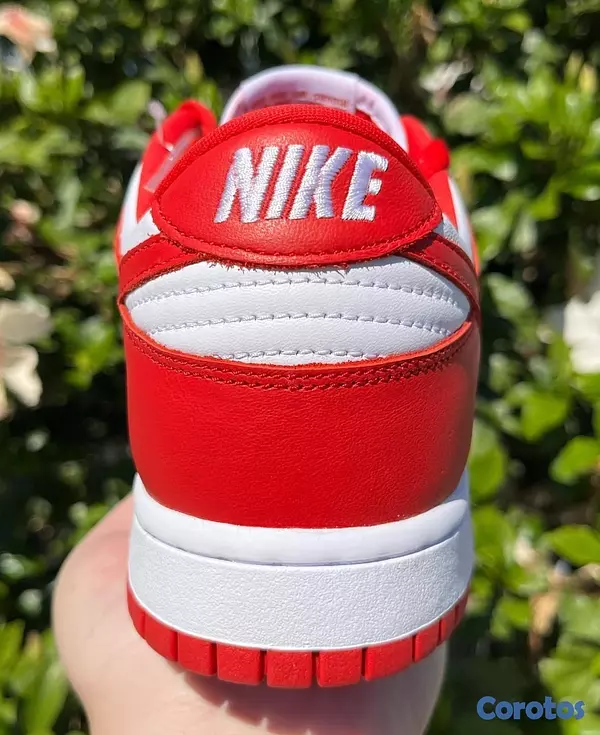 zapatos unisex - Tenis Teni Nike Dunk Low St John’s White and Red Original Originales Sneaker 🎃 5