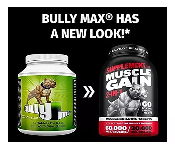 Salud y Equipamiento Médico - Bully Max Para Perro Suplemento Muscular  60 Tabletas 2